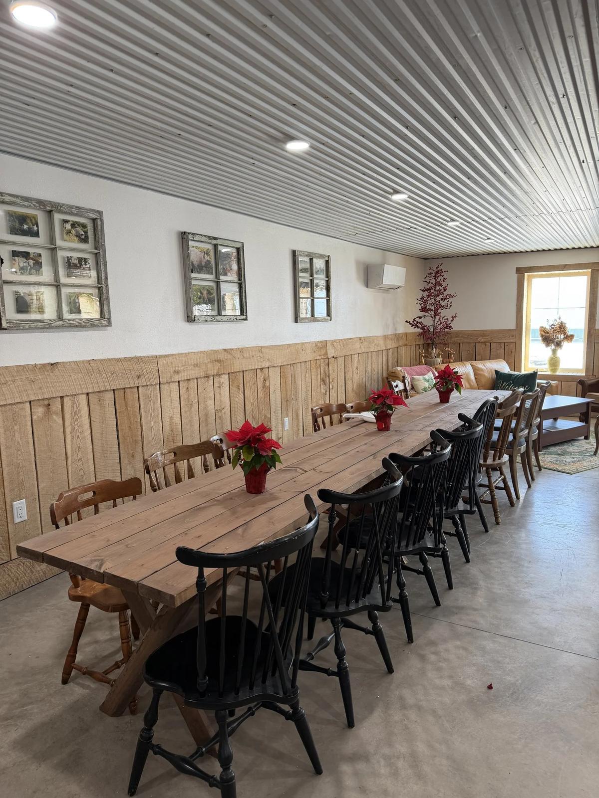 Farm Stay Event Center – Feathered Acres Farm, Belgrade MN
